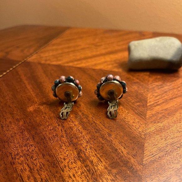 Japanese Stamped Mod Clip on Green, Blue and Gold - Picture 4 of 6